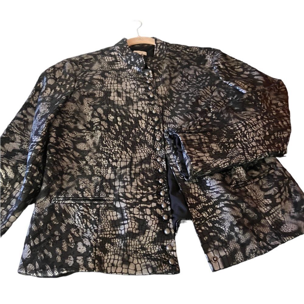 Chicos gorgeous lined jacket excellent like new so classy perfect LARGE